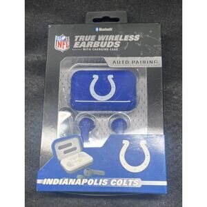 Indianapolis Colts True Wireless Earbuds Officially‎ NFL Licensed w/ Case